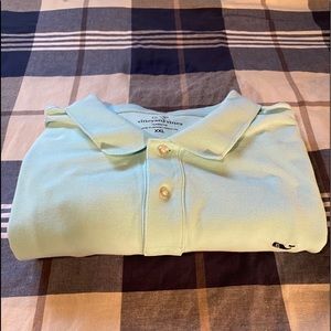 Men’s Vineyard Vines XXL Teal Pique Polo EUC!